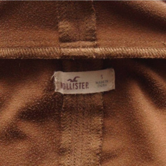 Hollister | Brown Faux Suede Festival Jacket - Picture 6 of 7